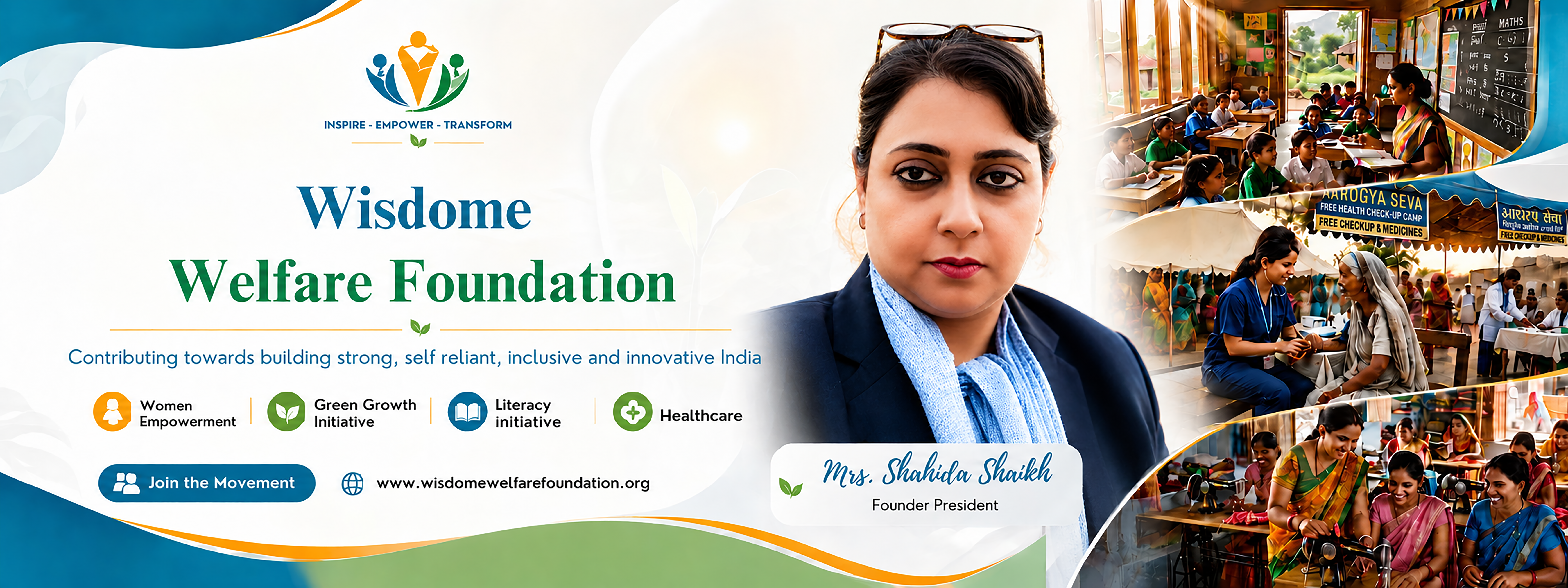 Wisdome Welfare Foundation banner